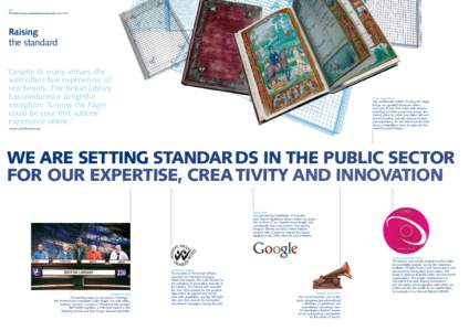 08  The British Library Annual Report and Accounts[removed]Raising the standard