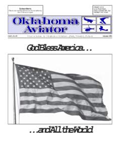 Subscribers: Check your mailing label to see if your subscription is about to expire. Vol 19, No 10  Your window to Oklahoma Aviation...Past, Present, Future