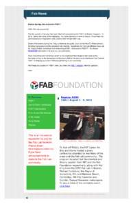 Fab News   Boston Springs into Action for FAB11!   Hello Fab Lab community!     