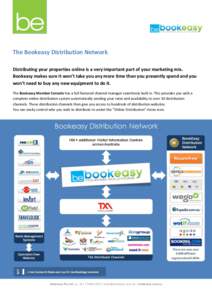 The Bookeasy Distribution Network Distributing your properties online is a very important part of your marketing mix. Bookeasy makes sure it won’t take you any more time than you presently spend and you won’t need to
