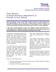 Microsoft Word - Oct 2007 FLVS Report.doc