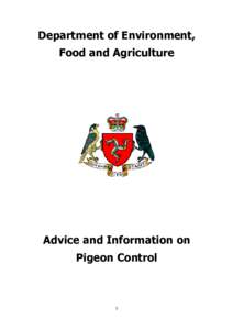 Department of Environment, Food and Agriculture Advice and Information on Pigeon Control