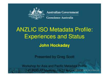 How to use the ANZLIC Metadata Profile