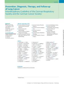 Guideline  Bibliography DOI http://dx.doi.orgsOnline-Publikation: 2010