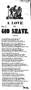A LOVE Sea. 3. OF  GOD SHAVE.