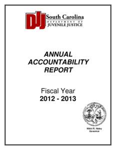 ANNUAL ACCOUNTABILITY REPORT Fiscal Year[removed]