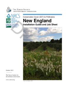 DR  Conservation Coverfor Pollinators New England Installation Guide and Job Sheet