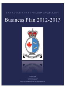    Canadian Coast Guard Auxiliary Business Plan[removed]  	
  