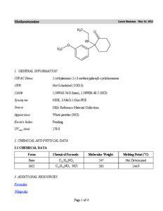 Methoxetamine  Latest Revision: May 16, 2013