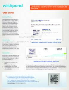 wishpond  Using Social Media to boost your Facebook and Etsy page  CASE STUDY