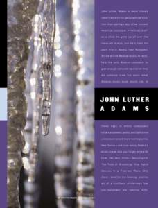 John Luther Adams / Orchestra / Celesta