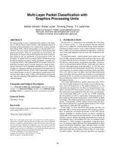 Computing / Computer architecture / Concurrent computing / Parallel computing / GPGPU / Graphics hardware / Video cards / Graphics processing unit / Thread / Tuple / Compute kernel / Firewall