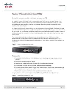 Cisco RV082 Dual WAN VPN Router (French)