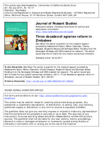This article was downloaded by: [University of California Santa Cruz] On: 08 July 2011, At: 15:17 Publisher: Routledge Informa Ltd Registered in England and Wales Registered Number: Registered office: Mortimer Ho