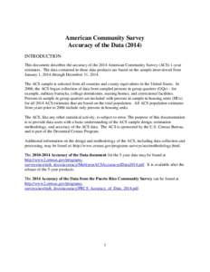 2014 ACS 1-year Accuracy of the Data (US)