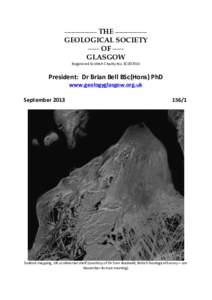 THE ______________ GEOLOGICAL SOCIETY _____ OF _____ GLASGOW ______________