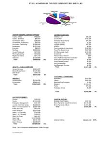 FY2013 MINNEHAHA COUNTY EXPENDITURES $65,991,403  Capital Outlay 8%  Cultural & Misc.