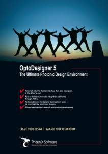 OptoDesigner 5  The Ultimate Photonic Design Environment 4 4