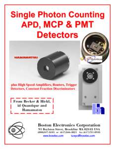 B&H - (Photon Counting Detectors) BROCHUREpdf