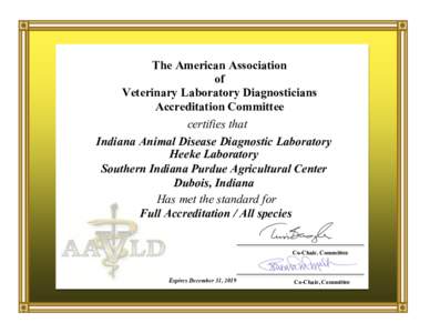 Microsoft Word - AAVLD Accreditation Certificate 2016.doc