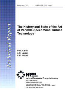 The History and State of the Art of Variable-Speed Wind Turbine Technology