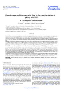 Astronomy & Astrophysics A&A 506, 1123–[removed]DOI: [removed][removed]