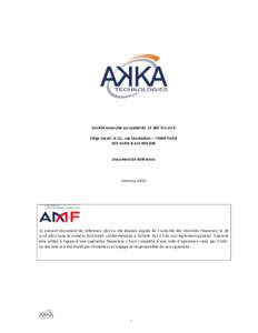 AKKA Technologies - Document de Référence[removed]D[removed])