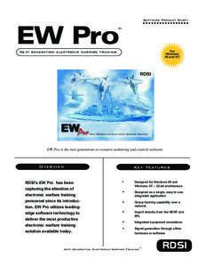 Software Product Sheet  EW Pro