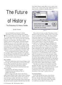 The Future of History Non-Linear History option allows you to undo a state and try a new version of the image while the previous states remain available for reference (Figure 2).