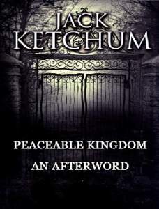 Peaceable Kingdom - An Afterword