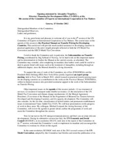 Microsoft Word - Tax Committee_8th session_Opening statement_AT_14[removed]doc