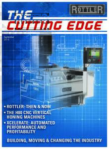 THE CUTTING EDGE September 2015  • ROTTLER: THEN & NOW