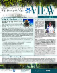 An Official Publication of The Water Garden  Winter 2015