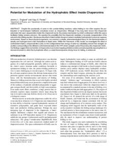 Biophysical Journal  Volume 95 October 2008