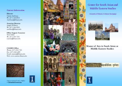 Center for South Asian and Middle Eastern Studies Contact Information Director Valerie Hoffman Ph: (