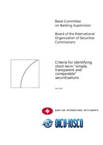 Basel Committee on Banking Supervision Board of the International Organization of Securities Commissions