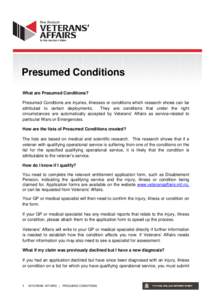 Microsoft Word - 1. Presumed Conditions_Final