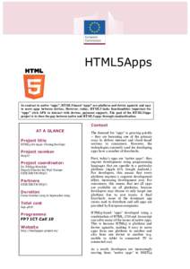 Smartphones / HTML / Markup languages / User interface techniques / HTML5 / Mobile app / App Store / Android / HTML5 in mobile devices / Obigo Browser