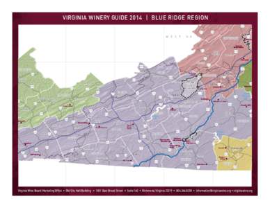 42  ALLEGHANY VIRGINIA WINERY GUIDE 2014 | BLUE RIDGE REGION