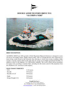 Schottel / Transport / Water / Tugboat / Marine propulsion / Azimuth thruster