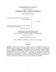 RECOMMENDED FOR FULL-TEXT PUBLICATION Pursuant to Sixth Circuit I.O.Pb) File Name: 15a0075p.06 UNITED STATES COURT OF APPEALS FOR THE SIXTH CIRCUIT