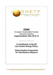 ESNII Implementation Plan[removed]v2010-09-07