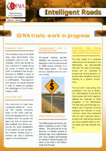 GNSS benefiting to the road sector Intelligent Roads  Issue 02 - June 2010
