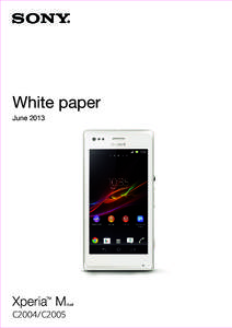 White paper S JuneXperia M
