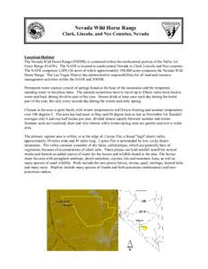 Nevada Test and Training Range / Cactus Flat / Mojave Desert / Bureau of Land Management / Nellis – Wildlife five contiguous range region / Northern Basin and Range ecoregion / Nevada / Geography of the United States / United States