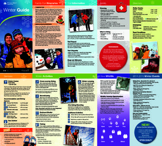 Family-Fun Itineraries  Winter Guide Trail Information