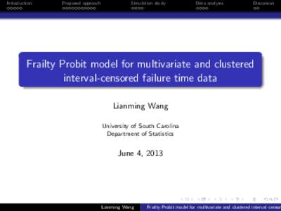 Frailty Probit model for multivariate and clustered interval-censored failure time data