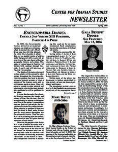 Newsletter Spring 2006 FINAL!.indd