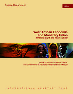 African Department[removed]West African Economic and Monetary Union
