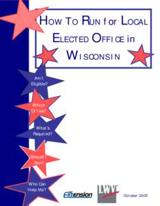 How to Run for Local Elected Office In Wisconsin